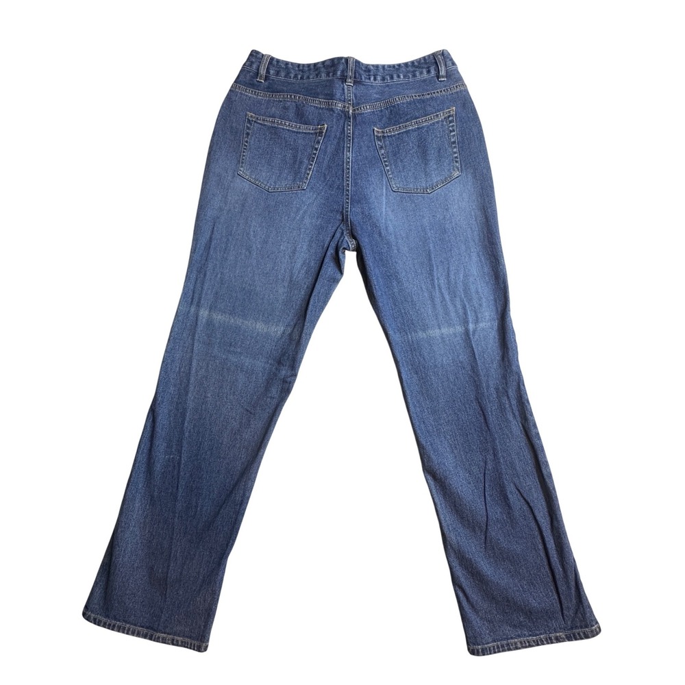 Vintage Route 66 Classic Straight Leg Jeans Womens 12S Blue Denim High Rise 90s